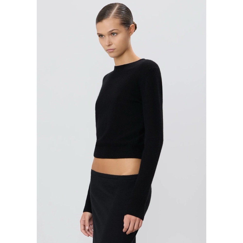 Eterne Francis Cashmere Crewneck Sweater Black M/L — image 8 of 8